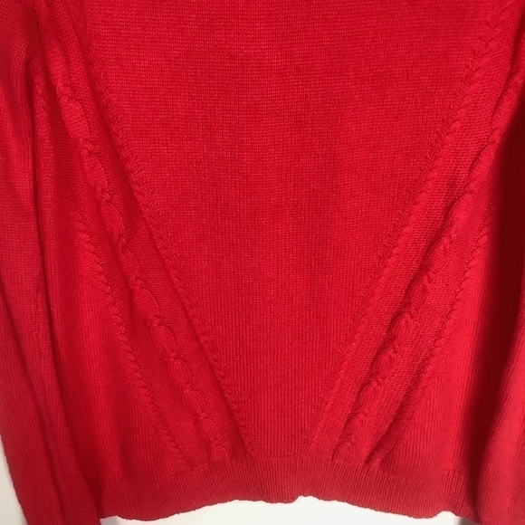 Nanette Leopore Women's 100% 2 Ply Red Cashmere Sweater S‎ - Picture 10 of 14